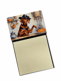 Vizsla 1 Fall Kitchen Pumpkins Sticky Note Holder