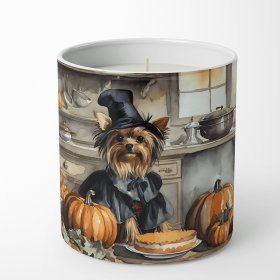 Yorkie/Yorkshire Terrier Fall Kitchen Pumpkins Decorative Soy Candle