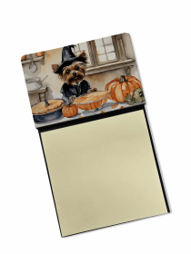 Yorkie/Yorkshire Terrier 3 Fall Kitchen Pumpkins Sticky Note Holder