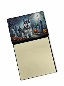 Alaskan Malamute Spooky Halloween Sticky Note Holder