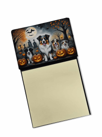 Australian Shepherd Spooky Halloween Sticky Note Holder