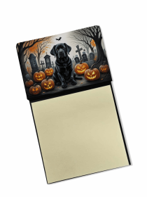 Labrador Retriever - Black 2 Spooky Halloween Sticky Note Holder