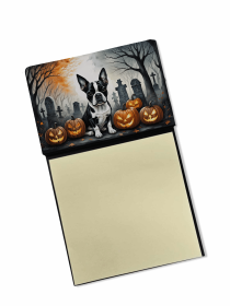 Boston Terrier 3 Spooky Halloween Sticky Note Holder