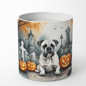 Boxer Spooky Halloween Decorative Soy Candle