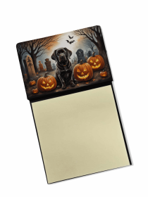 Labrador Retriever - Chocolate 2 Spooky Halloween Sticky Note Holder