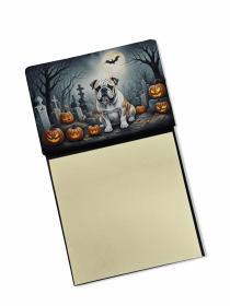 English Bulldog 2 Spooky Halloween Sticky Note Holder