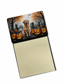 Golden Retriever 3 Spooky Halloween Sticky Note Holder