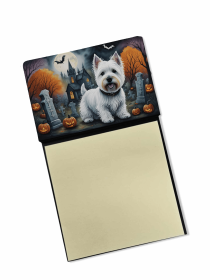 Westie/West Highland White Terrier Spooky Halloween Sticky Note Holder