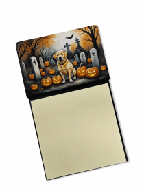 Labrador Retriever - Yellow 1 Spooky Halloween Sticky Note Holder