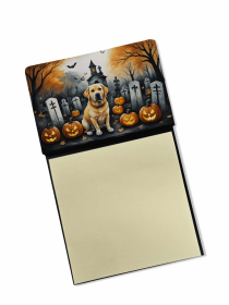 Labrador Retriever - Yellow 2 Spooky Halloween Sticky Note Holder