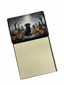 Pug - Black 1 Spooky Halloween Sticky Note Holder