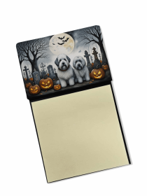 Old English Sheepdog Spooky Halloween Sticky Note Holder