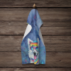 American Eskimo Hippie Dawg Kitchen Towel