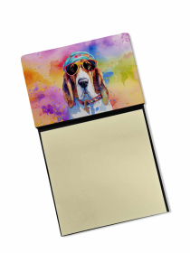 Basset Hound Hippie Dawg Sticky Note Holder