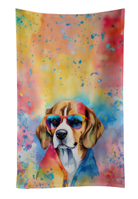 Beagle Hippie Dawg Kitchen Towel