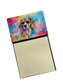 Beagle Hippie Dawg Sticky Note Holder