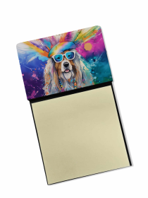 Bearded Collie Hippie Dawg Sticky Note Holder