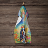 Bernese Mountain Dog 1 Hippie Dawg Kitchen Towel