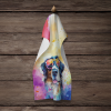 Bernese Mountain Dog 3 Hippie Dawg Kitchen Towel