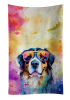 Bernese Mountain Dog 3 Hippie Dawg Kitchen Towel