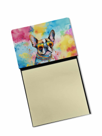 Boston Terrier 4 Hippie Dawg Sticky Note Holder