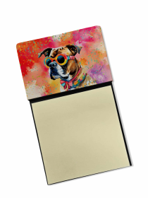 Boxer 3 Hippie Dawg Sticky Note Holder