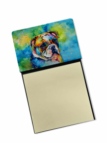 English Bulldog 1 Hippie Dawg Sticky Note Holder