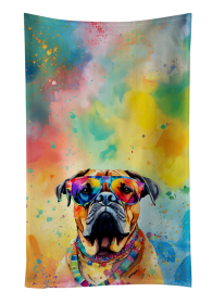 Bullmastiff 1 Hippie Dawg Kitchen Towel