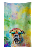 Bullmastiff2 Hippie Dawg Kitchen Towel