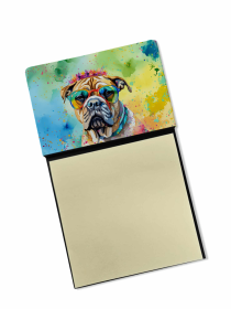 Bullmastiff 2 Hippie Dawg Sticky Note Holder