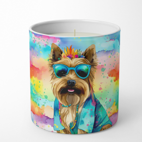 Cairn Terrier Hippie Dawg Decorative Soy Candle