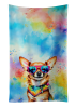 Chihuahua 3 Hippie Dawg Kitchen Towel