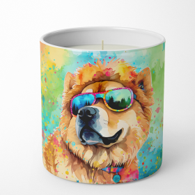 Chow Chow Hippie Dawg Decorative Soy Candle