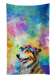 Collie Hippie Dawg Kitchen Towel