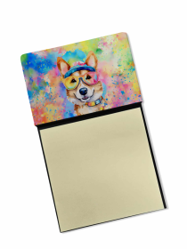 Corgi1 Hippie Dawg Sticky Note Holder