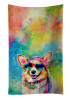 Corgi 2 Hippie Dawg Kitchen Towel