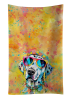 Dalmatian 1 Hippie Dawg Kitchen Towel