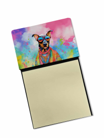 Doberman 1 Hippie Dawg Sticky Note Holder