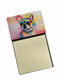 French Bulldog 2 Hippie Dawg Sticky Note Holder