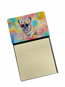 French Bulldog 3 Hippie Dawg Sticky Note Holder