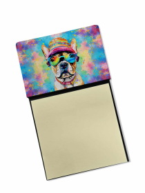 French Bulldog 4 Hippie Dawg Sticky Note Holder