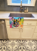 French Bulldog 5 Hippie Dawg Kitchen Towel