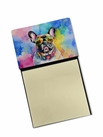 French Bulldog 5 Hippie Dawg Sticky Note Holder