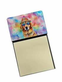 Golden Retriever 3 Hippie Dawg Sticky Note Holder