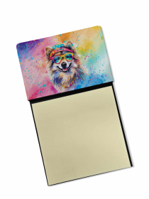 Keeshond Hippie Dawg Sticky Note Holder