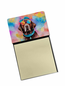 Labrador Retriever - Chocolate 3 Hippie Dawg Sticky Note Holder