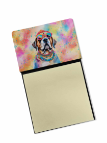 Mastiff 2 Hippie Dawg Sticky Note Holder