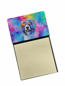 Old English Sheepdog 1 Hippie Dawg Sticky Note Holder