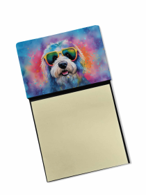 Old English Sheepdog 3 Hippie Dawg Sticky Note Holder