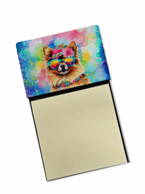 Pomeranian 2 Hippie Dawg Sticky Note Holder